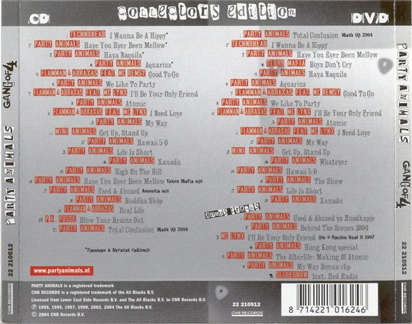 Party Animals : Gang Of 4 (CD, Comp + DVD-V, Comp)