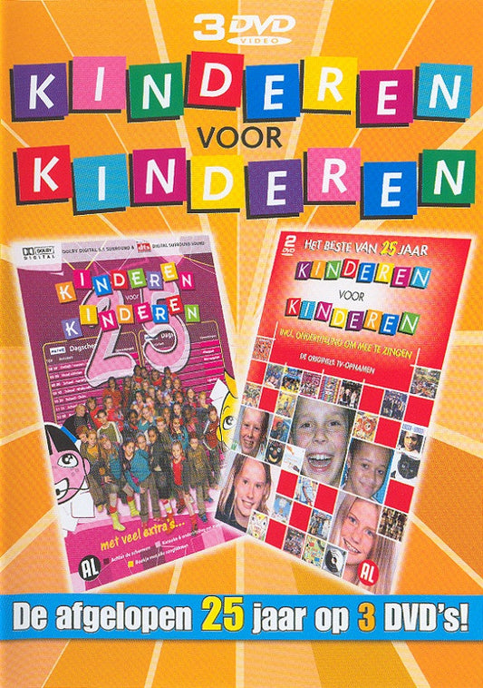 Kinderen voor Kinderen : De Afgelopen 25 Jaar Op 3 DVD's! (3xDVD, Comp, PAL)