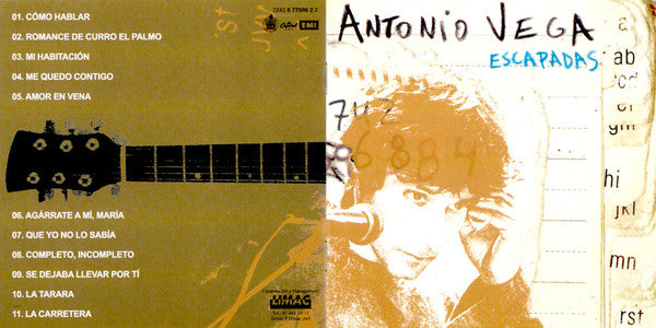 Antonio Vega : Escapadas (CD, Comp)