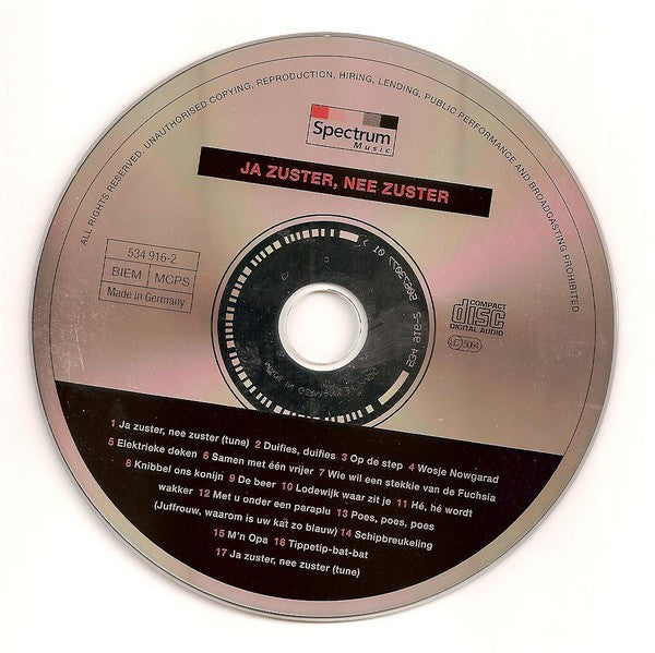 Cast of "Ja Zuster, Nee Zuster" : Ja Zuster, Nee Zuster (CD, Comp)