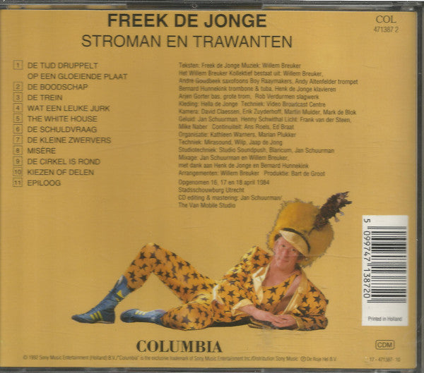 Freek De Jonge : Stroman En Trawanten (CD, Album, RE, RM)