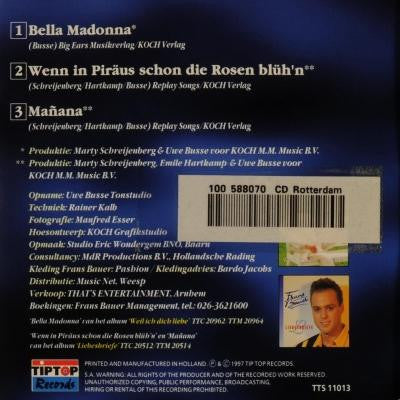 Frans Bauer : Bella Madonna (CD, Single)