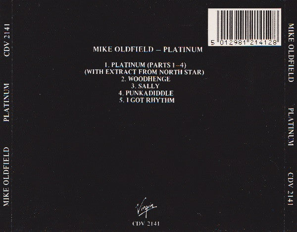 Mike Oldfield : Platinum (CD, Album, RE)