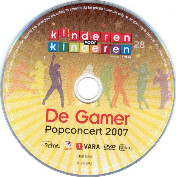 Kinderen voor Kinderen : 28 - De Gamer - Popconcert 2007 (DVD, PAL)