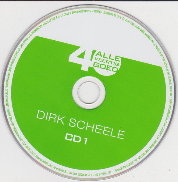 Dirk Scheele : Alle Veertig Goed / Alle 40 Goed (2xCD, Comp)