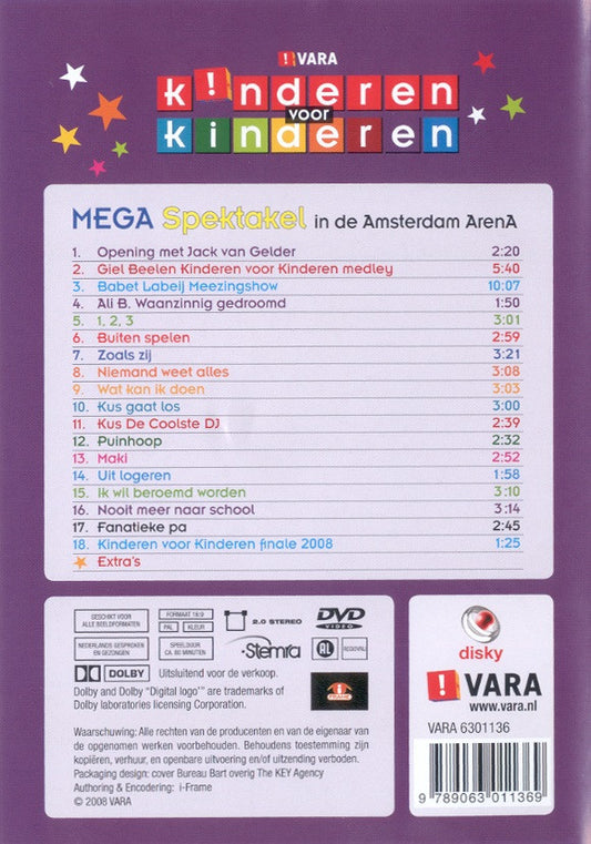 Kinderen voor Kinderen : 29 - Mega Spektakel (DVD-V, PAL)