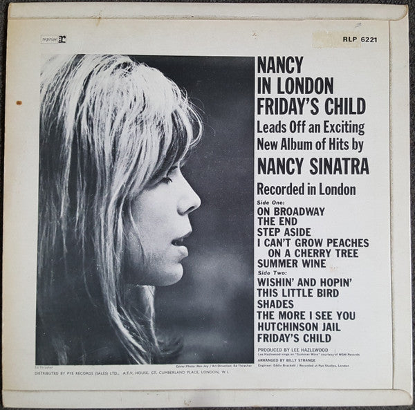 Nancy Sinatra : Nancy In London (LP, Album, Mono)