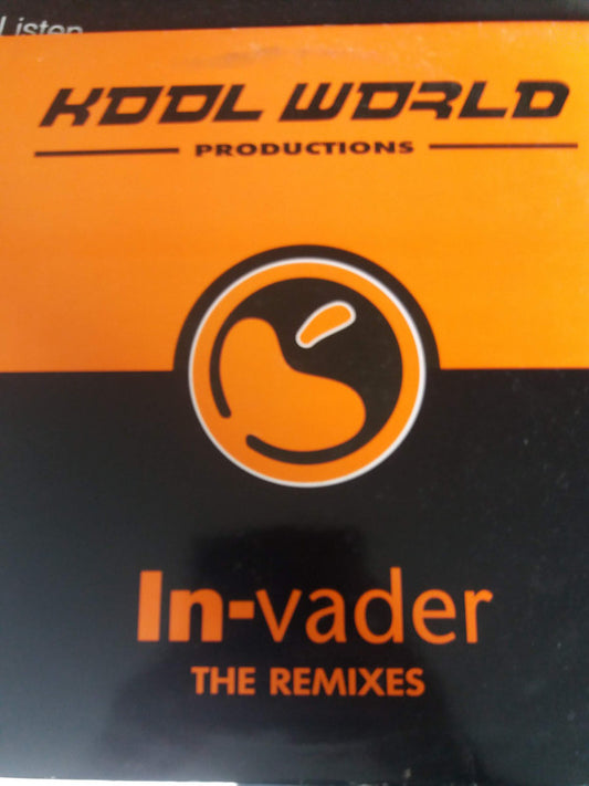Kool World Productions : In-Vader (The Remixes) (12")