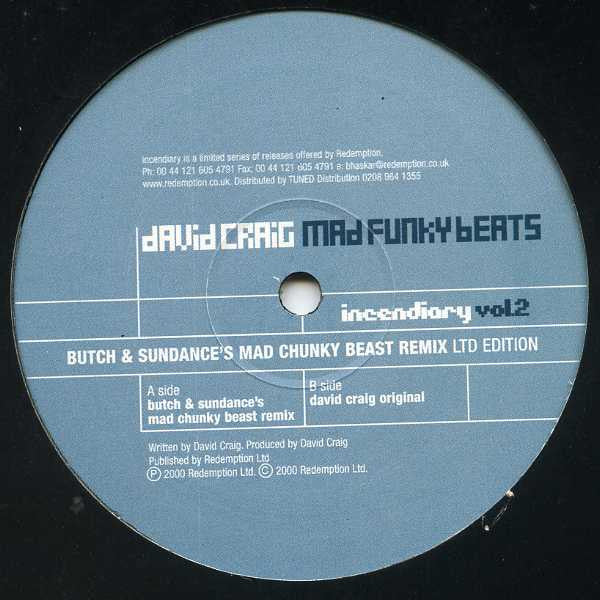 David Craig : Mad Funky Beats (12")