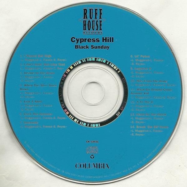 Cypress Hill : Black Sunday (CD, Album)