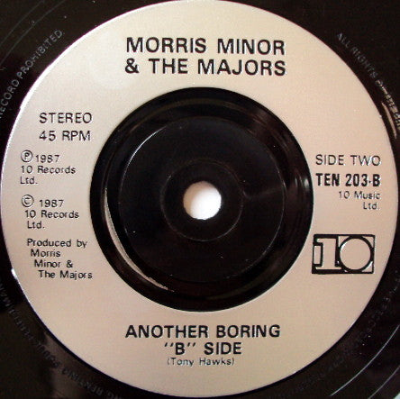 Morris Minor And The Majors : Stutter Rap (No Sleep Til Bedtime) (7", Single, Inj)