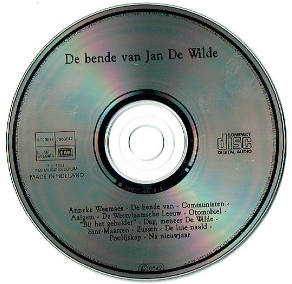 Jan De Wilde : De Bende Van Jan De Wilde (CD, Album)