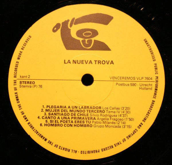 Various : CUBA, La Nueva Trova (LP, Comp)