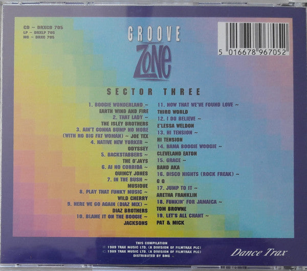 Various : Groove Zone Sector Three (CD, Comp)