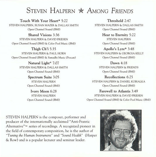Steven Halpern : Among Friends (Collection I) (CD, Comp)