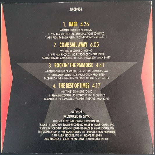 Styx : Compact Hits (CD, Comp, Ltd)