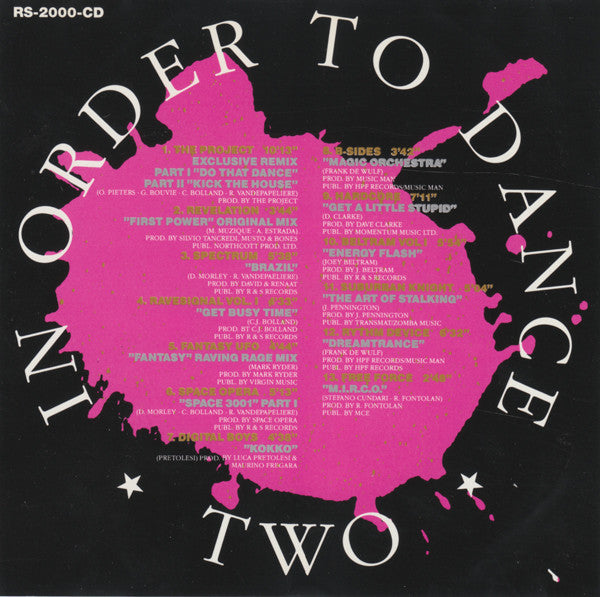 Various : In Order To Dance Two (CD, Comp)
