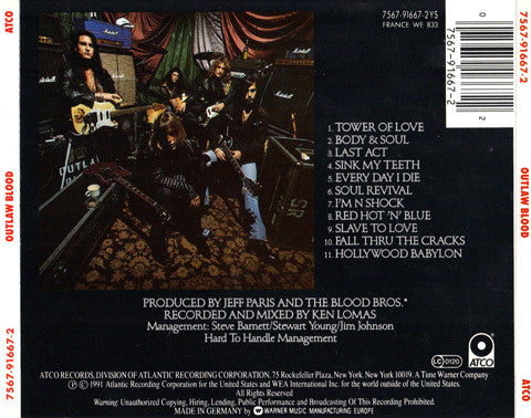 Outlaw Blood : Outlaw Blood (CD, Album)