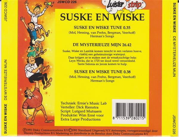 Suske en Wiske : De Mysterieuze Mijn (CD, Album)