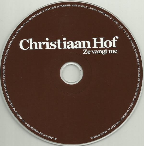 Christiaan Hof : Ze Vangt Me (CD, Album)