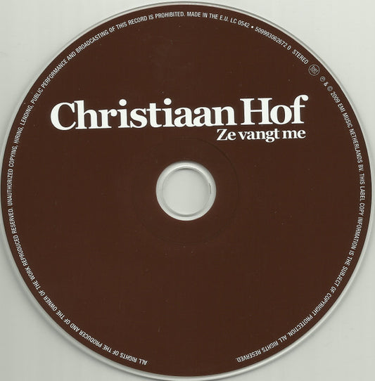 Christiaan Hof : Ze Vangt Me (CD, Album)