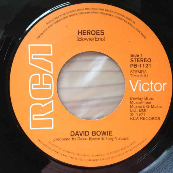 David Bowie : "Heroes" (7", Single)