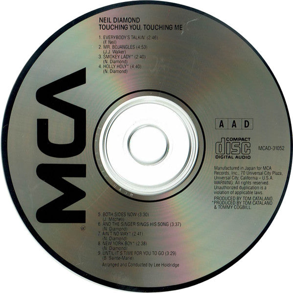 Neil Diamond : Touching You, Touching Me (CD, Album, RE, RM)