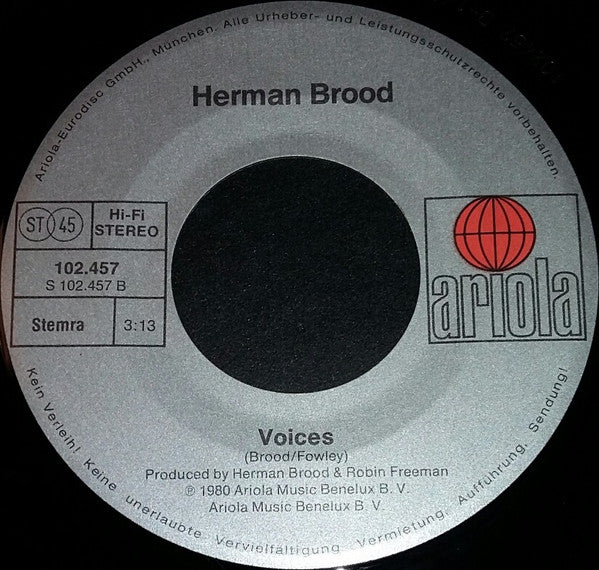 Herman Brood : All The Girls 'Re Crazy (7", Single)