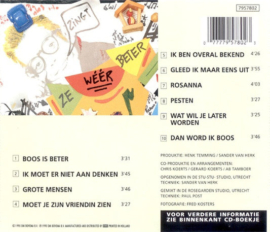 Bart De Graaff : Bart Zingt Ze Wéér Beter - Oké, Met Het Goede Doel (CD, Album)