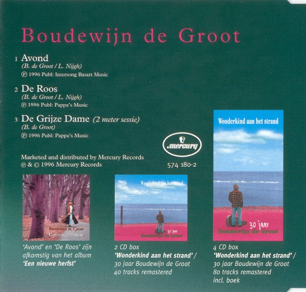 Boudewijn de Groot : Avond (CD, Single)