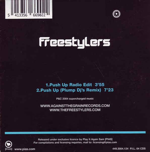Freestylers : Push Up (CD, Single, Car)
