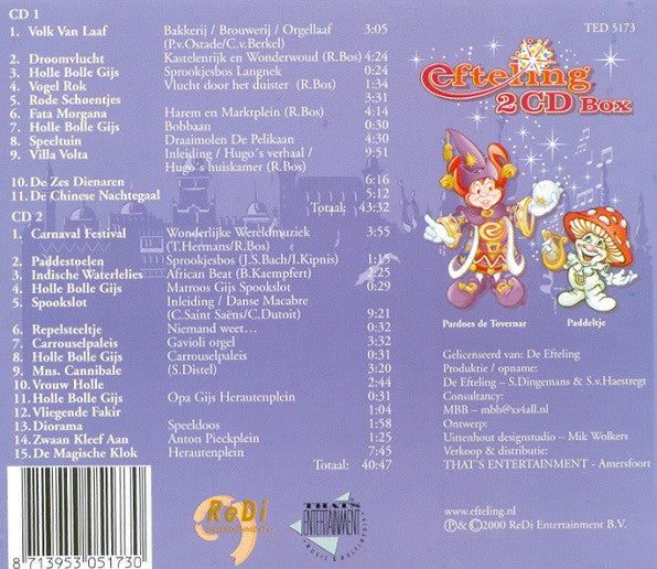 Various : Efteling 2CD Box (De Mooiste Muziek Uit De Efteling) (2xCD, Comp)