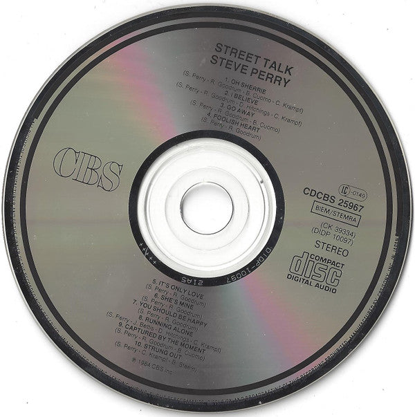 Steve Perry : Street Talk (CD, Album)