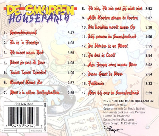 The Smurfs (2) : Smurfen Houseparty (2xCD, Album)