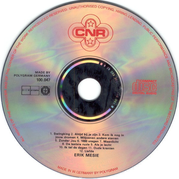 Erik Mesie : Erik Mesie (CD, Album)