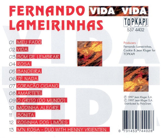 Fernando Lameirinhas : Vida Vida (CD, Album)