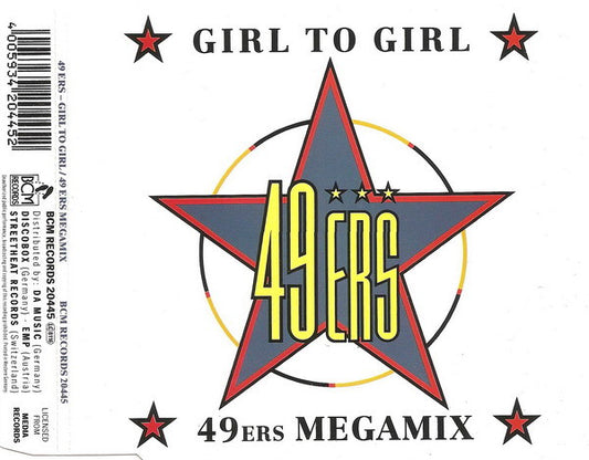 49ers : Girl To Girl / 49ers Megamix (CD, Maxi)