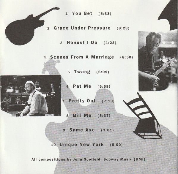 John Scofield : Grace Under Pressure (CD, Album)