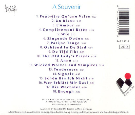 Herman van Veen : A Souvenir (CD, Comp)