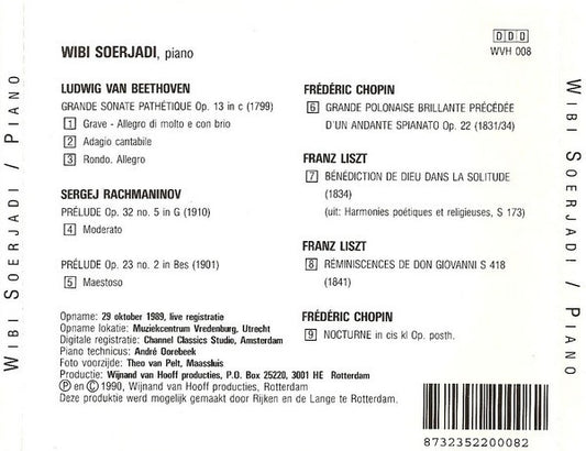 Wibi Soerjadi : Het Vredenburg Concert (CD, Album)