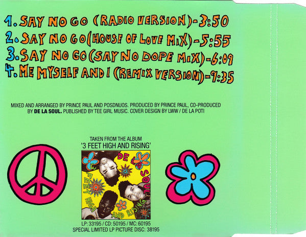 De La Soul : Say No Go (CD, Maxi)