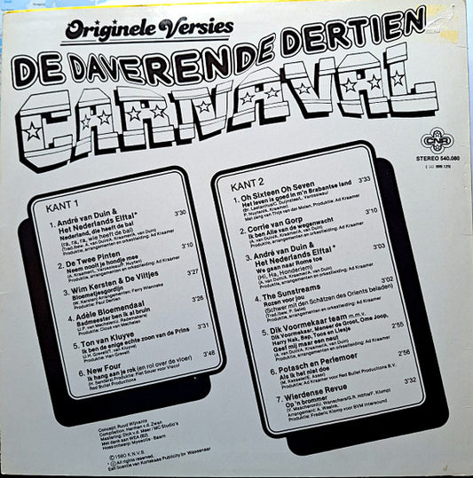 Various : De Daverende Dertien Carnaval (LP, Comp)