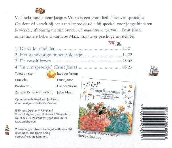 Jacques Vriens Met Muziek Van Ernst Jansz : O, Mijn Lieve Augustijn... (CD, Album)