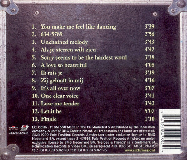 Jan Rietman Band : Heroes & Friends (CD, Album)