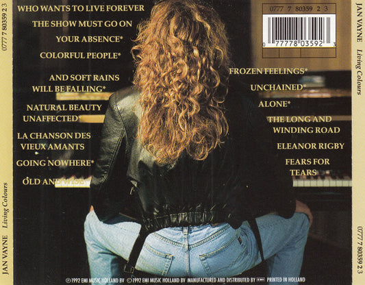 Jan Vayne : Living Colours (CD, Album)