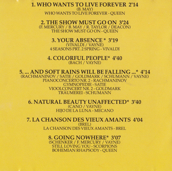 Jan Vayne : Living Colours (CD, Album)