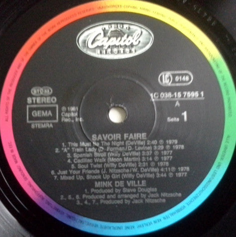 Mink DeVille : Savoir Faire (LP, Comp)