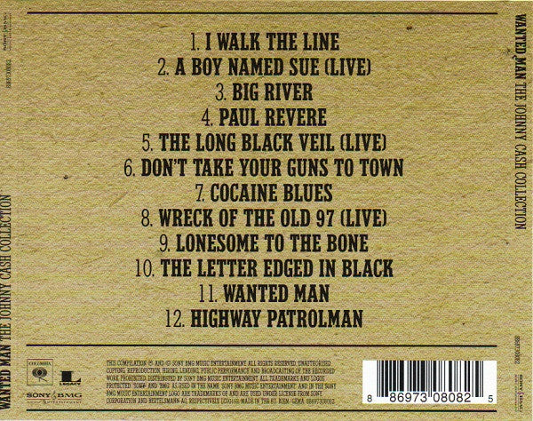 Johnny Cash : Wanted Man (The Johnny Cash Collection) (CD, Comp)