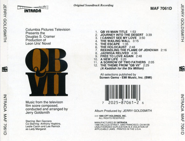 Jerry Goldsmith : QB VII (Original Soundtrack Recording) (CD, Album)