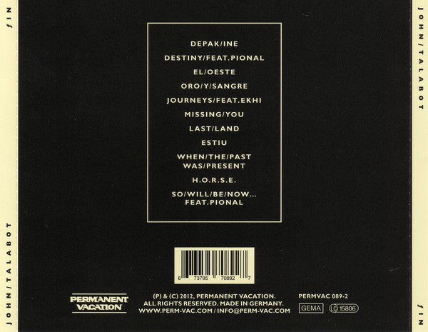 John Talabot : ƒIN (CD, Album)